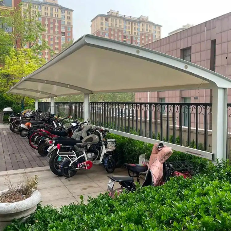 三门峡膜结构电动车棚